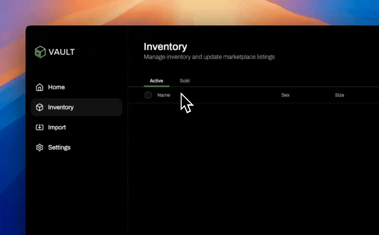 Import Existing Inventory